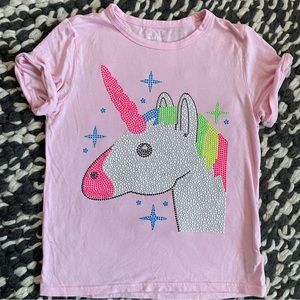 Super soft beaded unicorn T-shirt